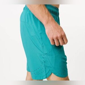ZYIA Men’s Active Arrival Teal Athletic Shorts | Size S